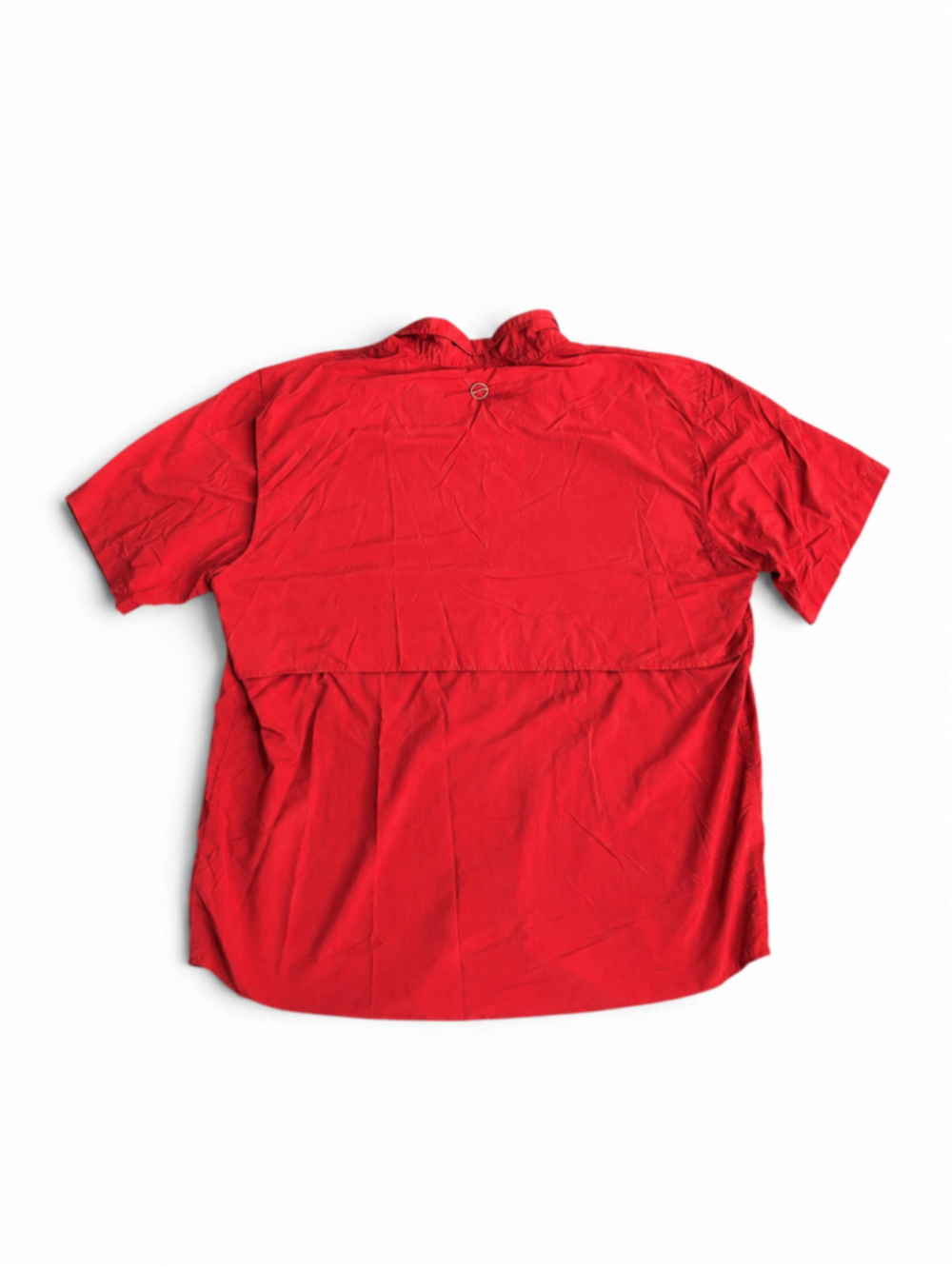 Magellan Outdoors Mens Fish Gear Shirt Sz 2XL Red Short Sleeve Vented Fishing - Picture 3 of 6